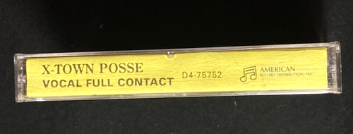 JUST DEF X-TOWN POSSE "Vocal Full Contact" PROMO CASSETTE TAPE RANDOM RAP 1990 - Picture 5 of 5