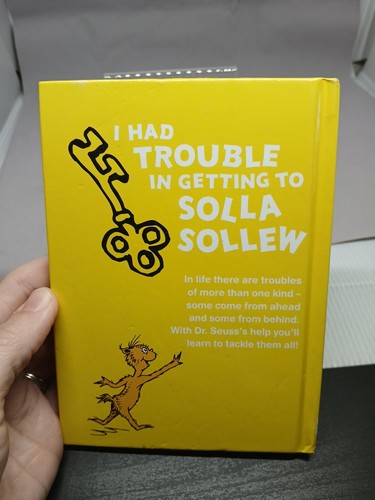 Dr Seuss- I Had Trouble Solla Sollew UK Mini Ed Pub- 2008 W/ Dustcover HC Book - Picture 2 of 3