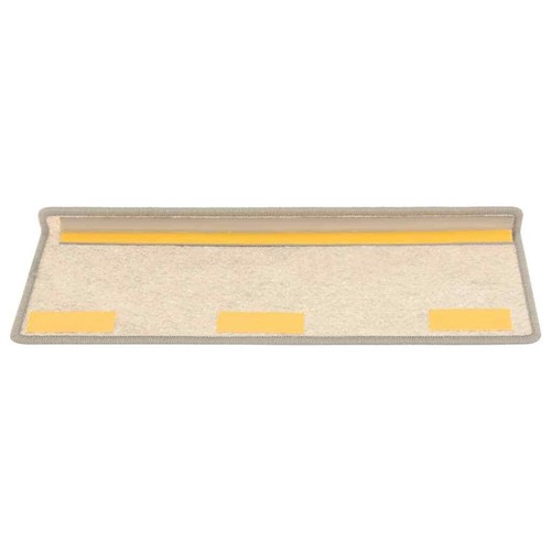 Stair Mats Self-adhesive Sisal-Look 15 pcs 65x21x4 cm Beige vidaXL - Picture 5 of 7