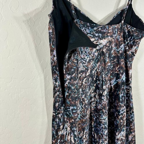 ASTR Women's Dress Multi Color Sequin Print Sleeveless Midi Dress Size M - Picture 11 of 15