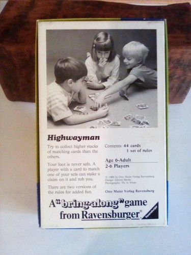 Highwayman By Ravensburger, Vintage 1986, Ages 6+ very good condition - Picture 2 of 8