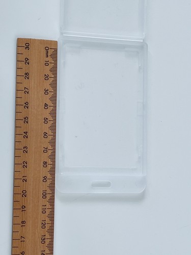 AU 2 Clear Opal Name Swipe Vertical Card Security badge ID Lanyard Holder Case - Picture 4 of 12
