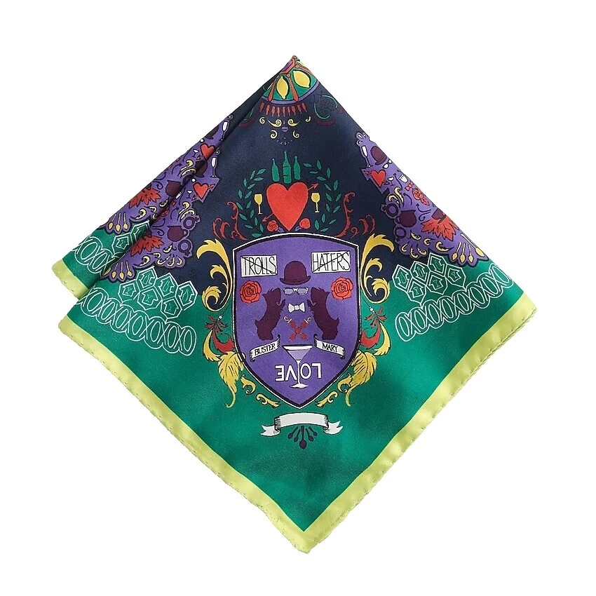 Men's 100% Seda Bufandas y estolas Vintage