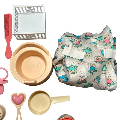 CABBAGE PATCH KID Collection Kelley Blue Eyes Dimples Tooth Bath Kitchen Birth* - Picture 15 of 21