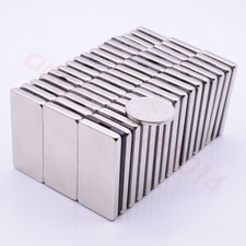 50mm x 25mm x 5mm Block Bar Rare Earth Neodymium Craft Magnets N50 2''x1''x0.2''