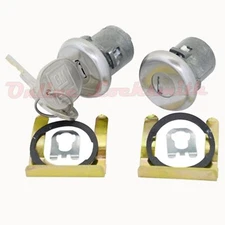 2 OEM Door Locks For Cadillac 1970+ With GM Logo Keys Strattec 608307