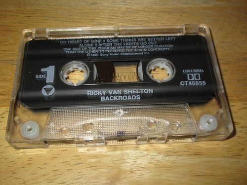 Backroads by Ricky Van Shelton (Cassette, Album, 1991, Columbia Records) Dolby - Picture 5 of 10