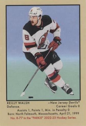 2022-23 Upper Deck Parkhurst Champions - Reilly Walsh #R-77 - 1 of 1
