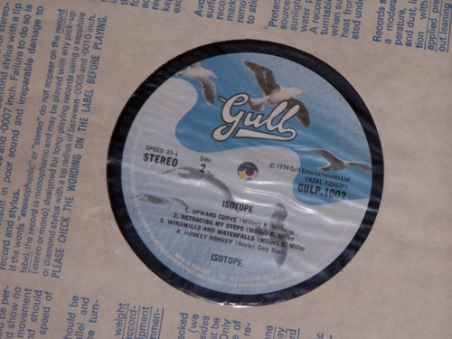 ISOTOPE Isotope GULL RECORDS 1974 jazz prog rock UK PRESSING Near Mint - Picture 2 of 3