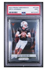 ARCH MANNING ROOKIE 2023 PRIZM THROWBACK PSA 9 MINT RC TEXAS LONGHORNS