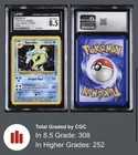 Gyarados 7/130 Base Set 2 Holo Rare 1999-2000 CGC 8.5 NM/MINT+