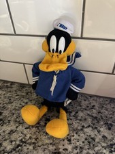 WB Looney Tunes Nanco DAFFY DUCK IN NAVY UNIFORM 14  STUFFED ANIMAL Toy 2001 VTG
