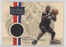 2001-02 Fleer Platinum National Patch Time Shareef Abdur-Rahim Patch 0d0u