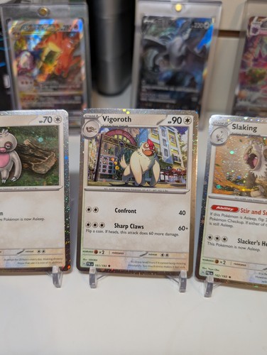 Pokémon Slakoth 160/193 Vigoroth 161/193 Slaking 162/193 Kosmos Holo Promos NM - Bild 3 von 4
