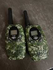 2-Way Walkie Talkie M-880 Camo Digital Handheld Radio with LCD Screen