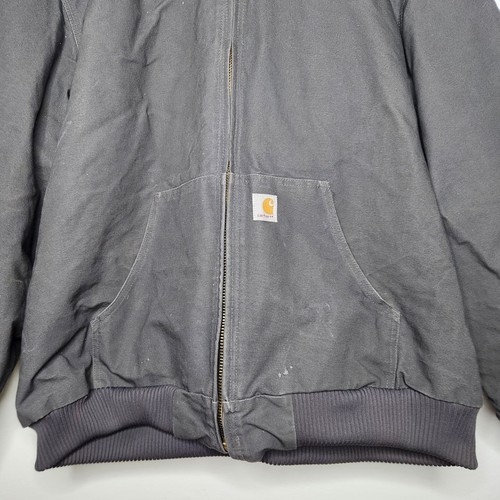 Cappotto Carhartt J140 GVL cappuccio ghiaia isolato foderato 3XL ALTO made in USA grigio - Foto 3 di 12