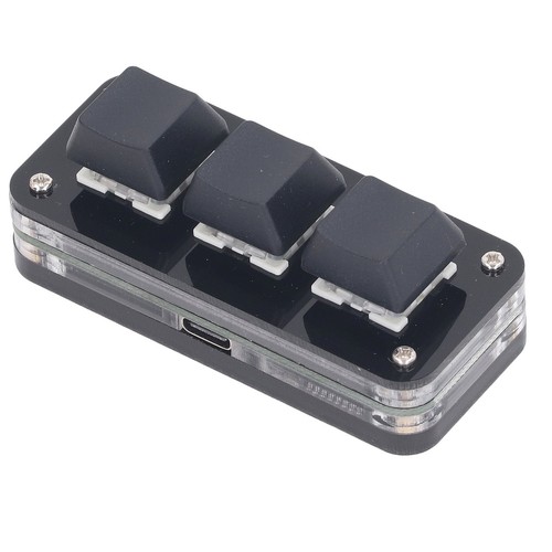 3 KeyKeypad USB Customized Blue Switch Programmable Gaming Keypad With RGB Light - Picture 22 of 23