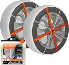 Autosock For Passenger Vehicles Hp685 Snow Socks For Tires Pack Of 2 New