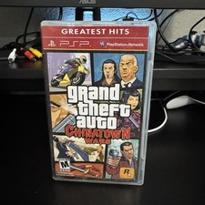 Grand Theft Auto: Chinatown Wars (Sony PSP, 2009) Complete With Manual & Map CIB