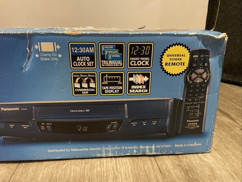 !!Nuevo!! Panasonic PVQ-V200 VHS VCR Reproductor Grabador Omnivision - Imagen 3 de 8