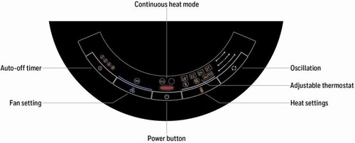 Honeywell TurboForce Power Fan and Heater Hot & Cool Fan Black HHF565BE1 - Picture 4 of 7