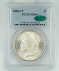 1890-CC PCGS & CAC MS64 Morgan Silver Dollar