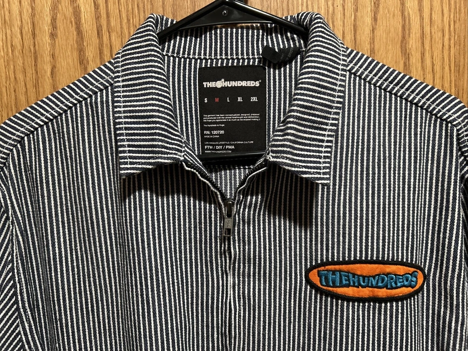 Chaqueta a Rayas The Hundreds Talla Mediana Retro Genial Foto 2 de 4