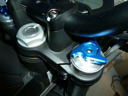 Zero Fx FXS 2014-2020 Vorne Gabel Vorspannung Regler Blau Klinge B6G - Picture 10 of 12
