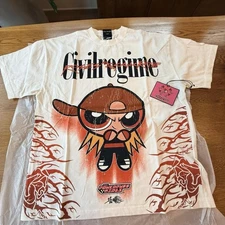 Powerpuff Girls “Rowdy Red” Civil Regime Tee – Oversized Large