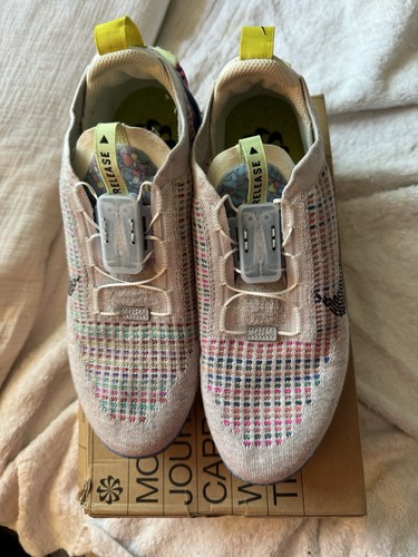 Nike Air VaporMax 2020 Flyknit Damengröße 10 CJ6741-001 Platinum mehrfarbig - Bild 5 von 6