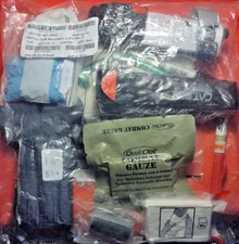IFAK II REFILL Gen II Ver 4 exp 25 2 NAR CAT G7's QuickClot Gerber Strap Cutter