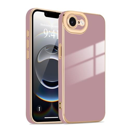 Progettato per Custodia Carina, Lusso Placcato Cover per Donna Ragazza iPhone 16e Viola - Foto 2 di 8