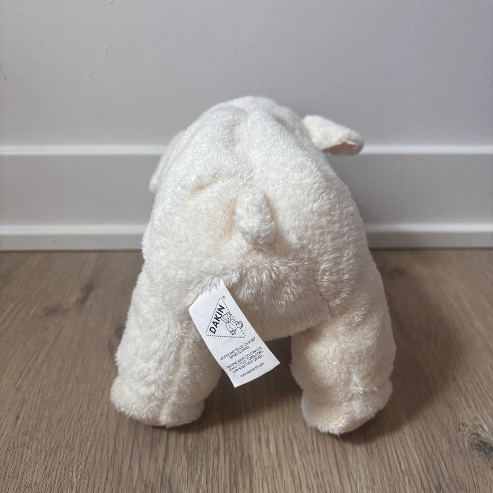 "Felpa pequeña Dakin Applause rara de colección gordita Wubbie rosa cordero 9""" Foto 4 de 4