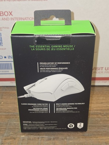 New & Sealed! Razer DeathAdder Essential Wired Gaming Mouse White - NIB! - Bild 2 von 3