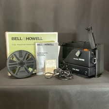 Bell Howell 10MS Dual 8mm/Super 8 Film Projector Box 1979 Hong Kong Untested