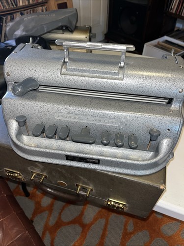 Perkins Brailler Howe David Abraham Blind - Parts Repair W/Cover - Picture 1 of 7