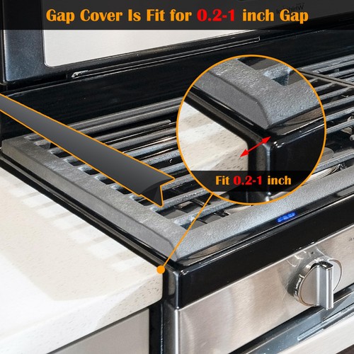 Stove Gap Covers, Silicone Counter Gap Filler for Stove, 30 Inches Can Be Cut... - Imagen 2 de 9