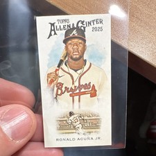 Topps 2025 Allen & Ginter 1889 N22 Mini Ronald Acuña Jr. #N22-2-3 Braves