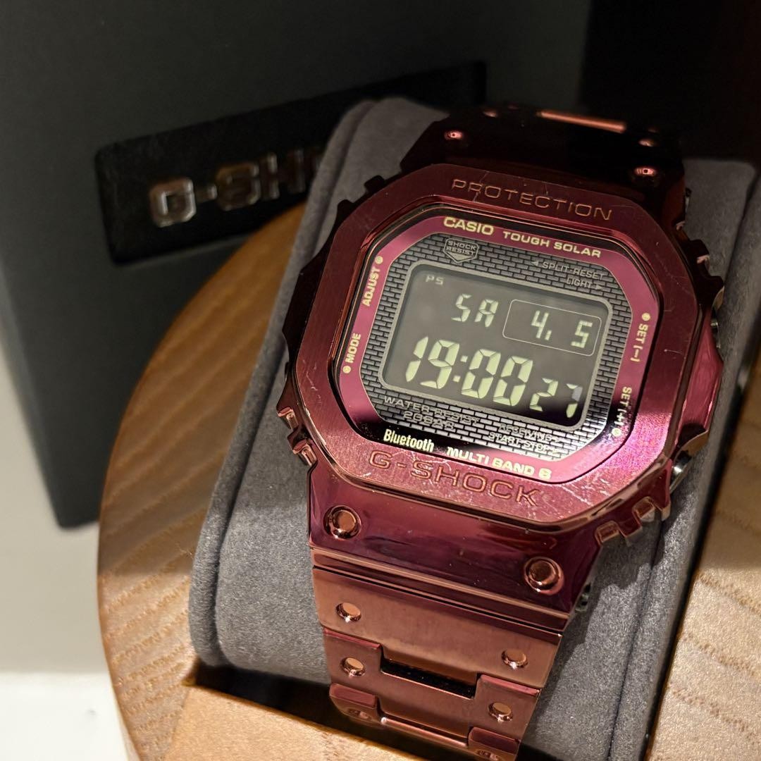 CASIO G-SHOCK GMW-B5000RD-4レッドメタル　新品　未使用 GMWB5000RD-4 | Digital Men's Watch G-SHOCK | CASIO