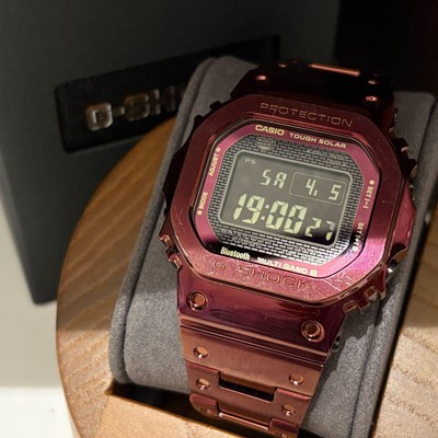 専用カシオ　G-SHOCK GMW-B5000RD-4JF レッド　フルメタル GMWB5000RD-4 | Digital Men's Watch G-SHOCK | CASIO