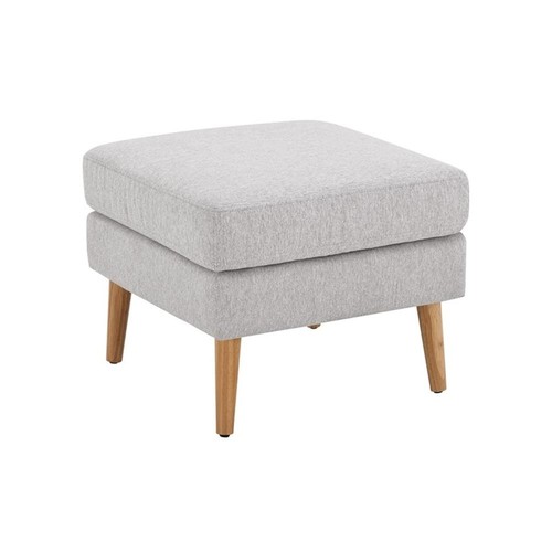 Serta Bristol Loveseat with Ottoman in Light Gray Fabric Upholstery - Picture 12 of 13