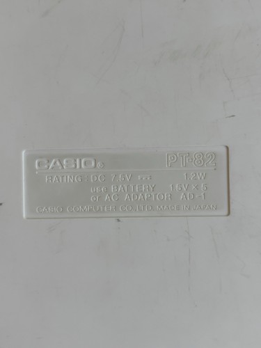 VTG CASIO PT-82 Keyboard Synthesizer In Original Box World Songs Rom Tested A+ - Picture 12 of 15