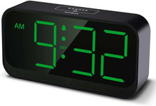 Battery Operated Digital Clock: Cordless Small Alarm Clock for Bedroom Travel -