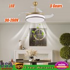 Timing 6 Wind Speed LED Ceiling Fan Light Remote Control Ceiling Mount Light