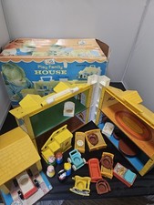 Fisher-Price Little People 952 Play Family House 1969 Vintage Toy boxed complete