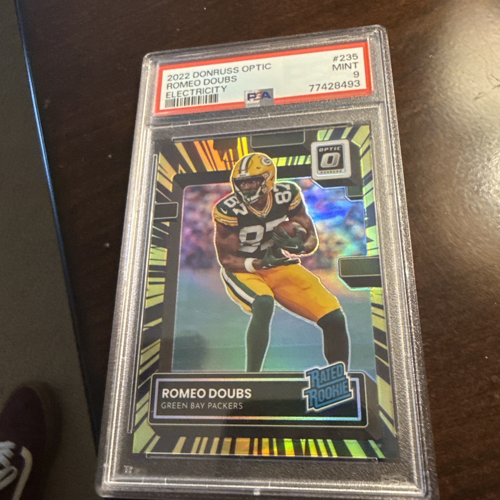 2022 Donruss Optic FOTL ROMEO DOUBS #235 ⚡ Electricity /65 RC 🏈 SSP Rookie 🔥