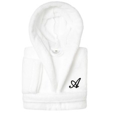 Sweet Kids 100 Polyester SUPER PLUSH Double Brushed Hooded Bathrobe with Black