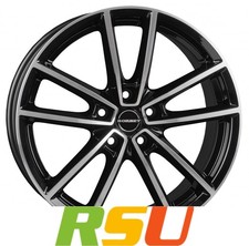 Borbet W black polished glossy 8x18" ET40 LK5 108 ML 72.5 Alufelgen 18 Zoll