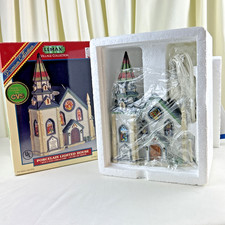 Lemax Village Premium 1999 Collection Porcelain Lighted St Peter's Church House