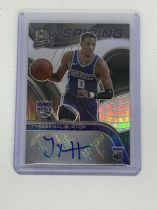 2020-21 Panini Spectra Tyrese Haliburton Aspiring Autographs Rookie RC Auto /35